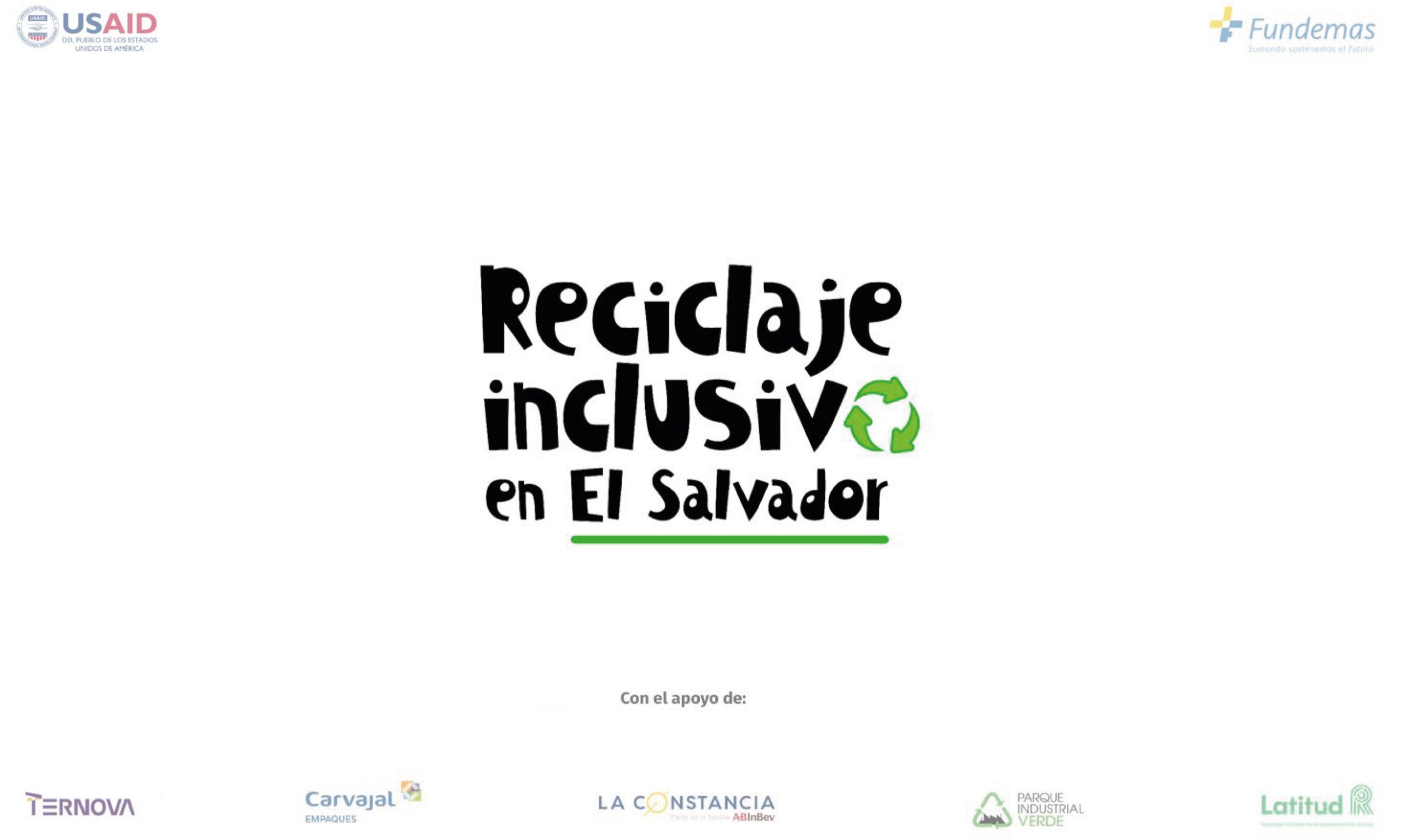 USAID-y-FUNDEMAS-lanzan-iniciativa-de-reciclaje-inclusivo,-para-generar-empleo-e-ingresos,-en-El-Salvador